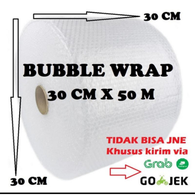

PLASTIK BUBBLE WRAP 30CM X 50M / BUBBLE WRAP DKM PLUS KUALITAS PREMIUM TERMURAH GROSIR