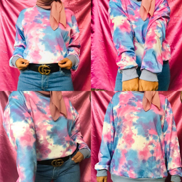 Crewneck Tie dye | Sweater Tie dye | Sweater Korea