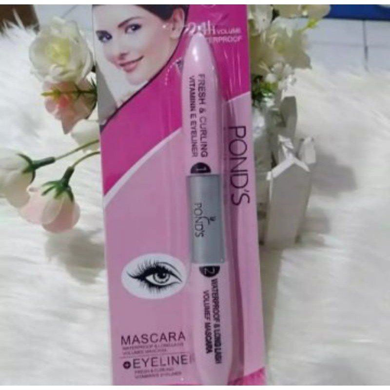 Mascara + Eyeliner Pouns 2 Sisi Lebih Murah