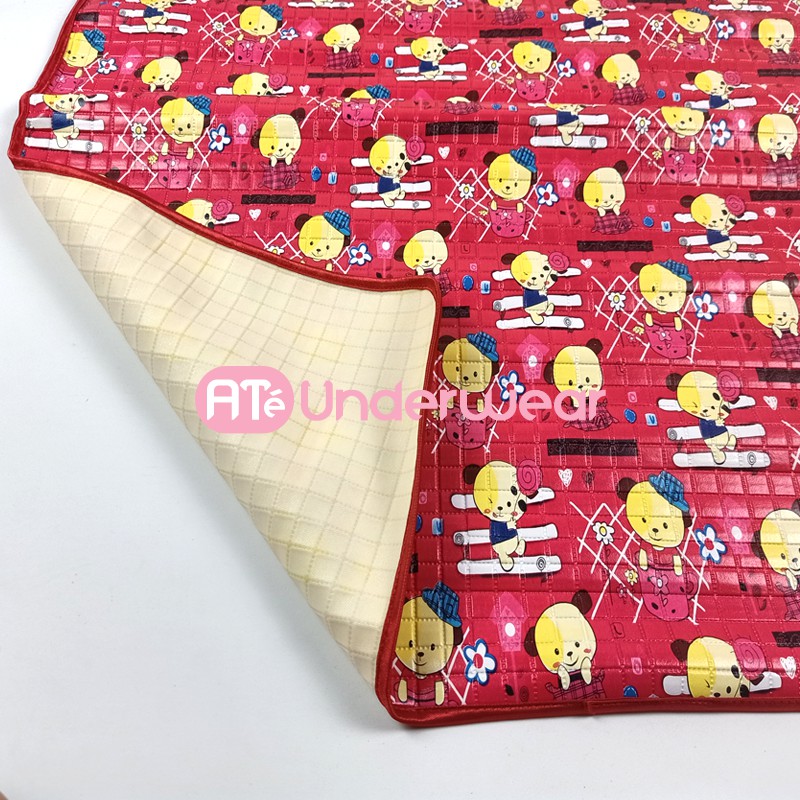 AT143-Perlak Bayi motif Ukuran 80x70cm/matras anti ompol