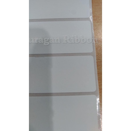 

☛ KERTAS STICKER LABEL THERMAL 50 X 25 MM - 1 LINE - DIRECT THERMAL ☪