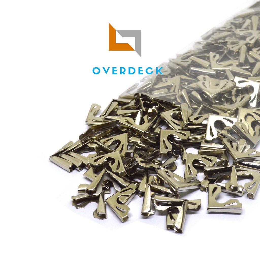 

144 PCS SIKU BUKU/ SIKU TAS MODEL KEMBANG 2.0 CM NIKEL SIKU KEMBANG NK