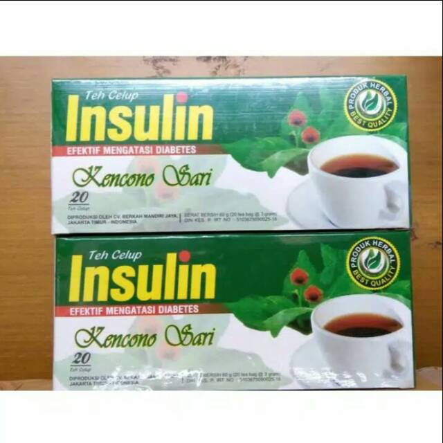 

Teh Celup Insulin Kencono Sari Teh Obat Herbal Diabetes Gula Darah Asli Original