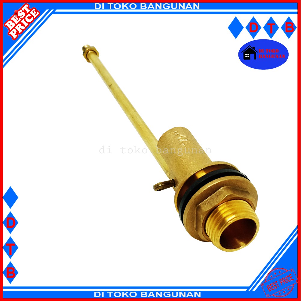 Pelampung Bola Kuningan Tandon Toren Floating Valve Brass 3/4&quot; Inch