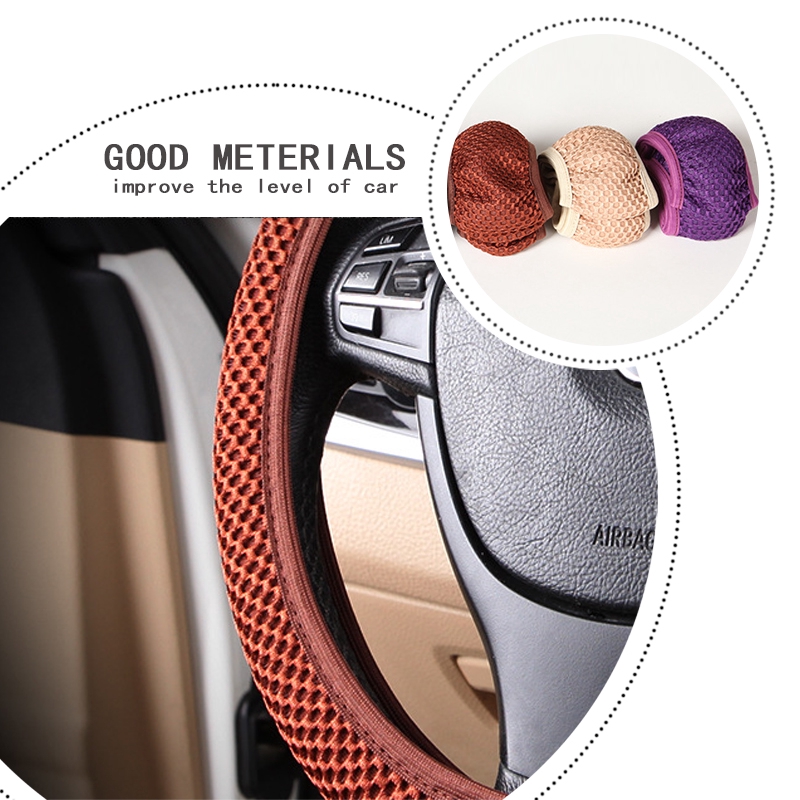 Cover Stir Mobil Bahan Breathable Anti Slip Untuk Dekorasi