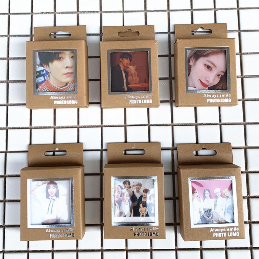 Timekey 40PCS Kartu LOMO KPOP BTS BLACKPINK SEVENTEEN GOT7 Dengan Tali Klip N2W9