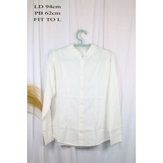 Kemeja Putih Wanita / Kemeja Kerja / Kemeja Kantoran / Kemeja Putih