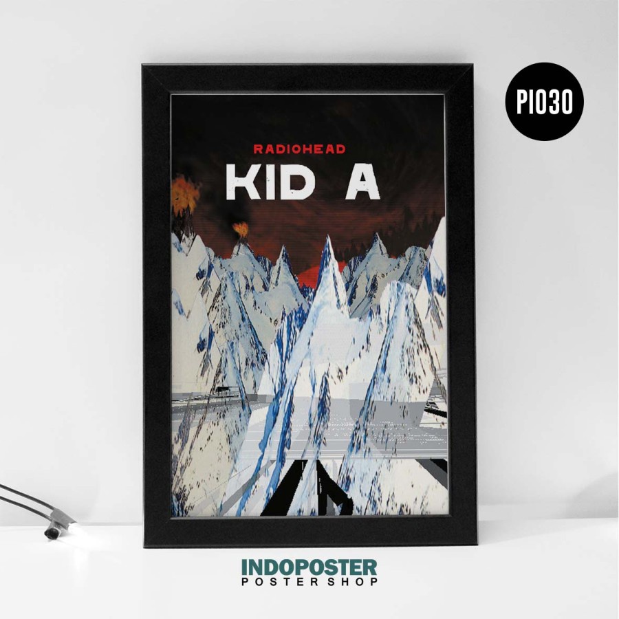 Poster Radiohead Album KID A A3 45X30cm