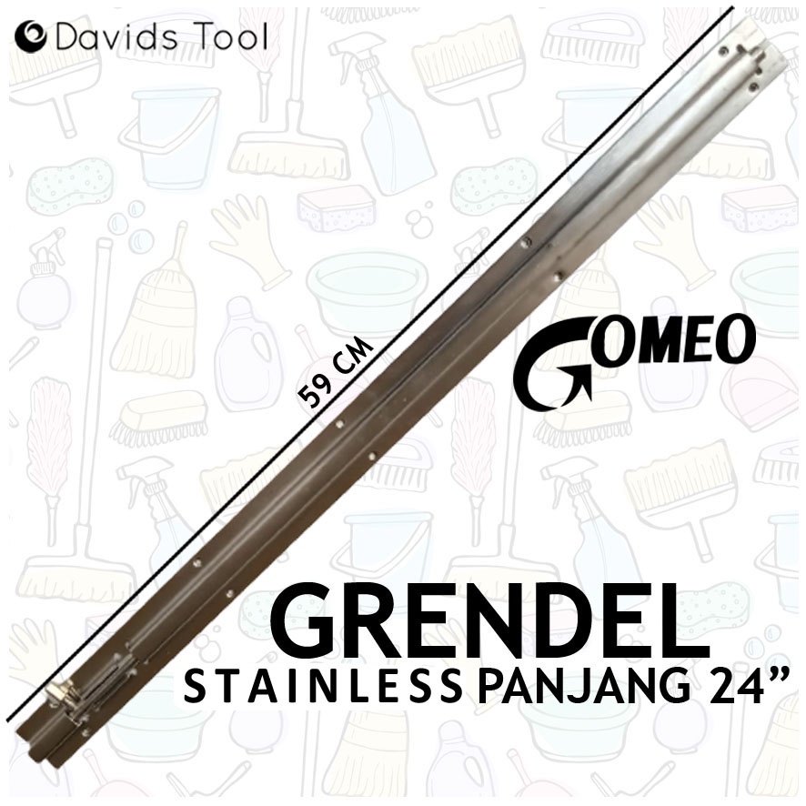 Grendel Pintu Panjang Gerendel Stainless 24 Inch 60cm