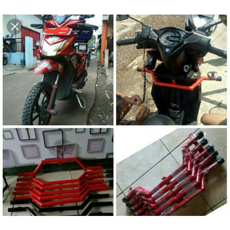 dudukan lampu tembak vario 125 150