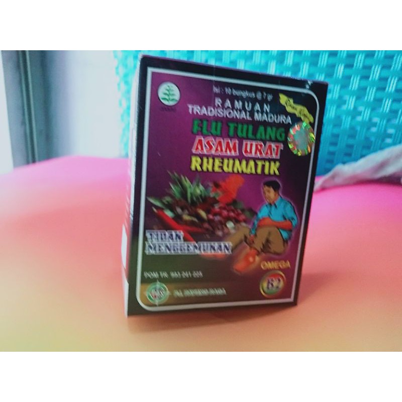 

Jamu Flu Tulang Asam Urat Rheumatik Omega