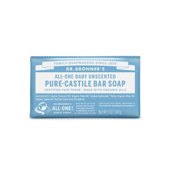 Dr Bronners Pure Castile Bar Soap 140g - Sabun Batang Organic