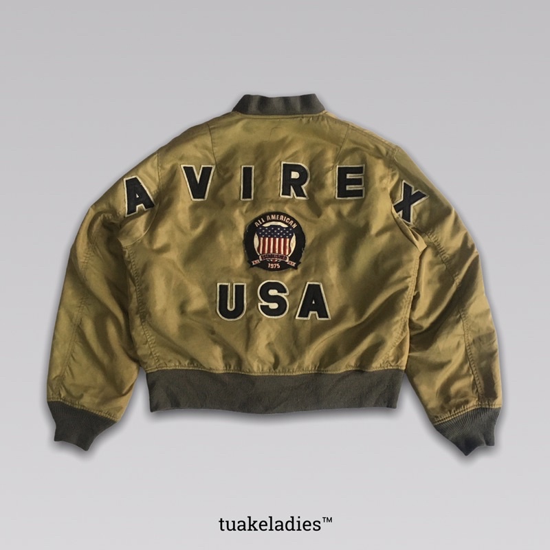 jaket avirex / bomber jaket / avirex jacket / vintage jaket / jaket bomber / avirex / tfrift jaket