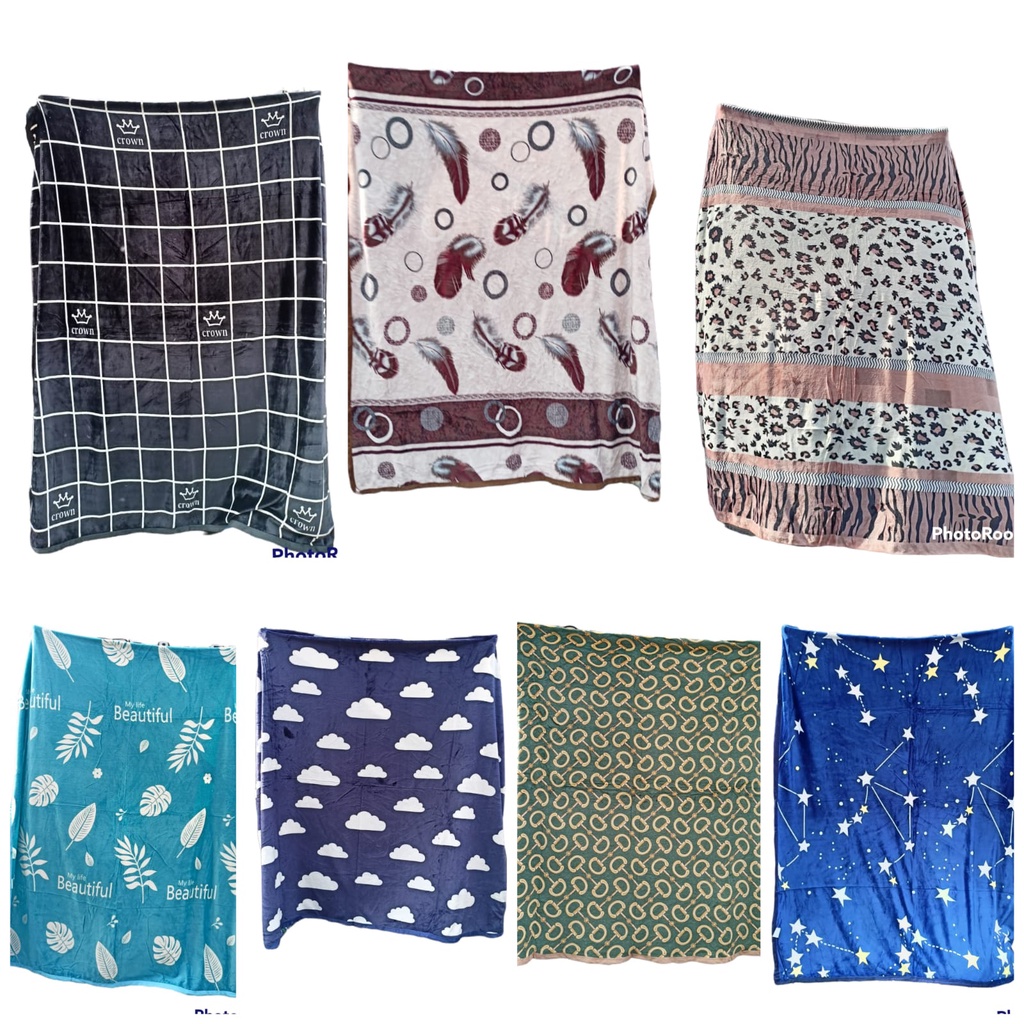 Selimut Bulu SRH Motif Premium