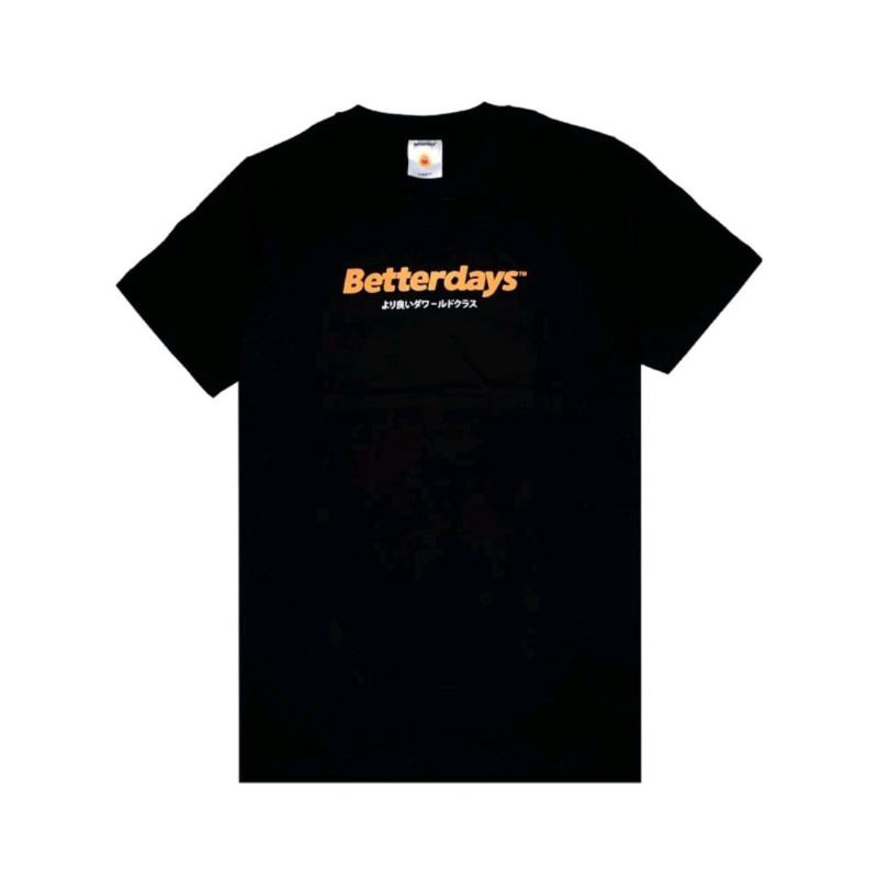 Betterdays Kaos T-shirt Shinjuku - Black Gold