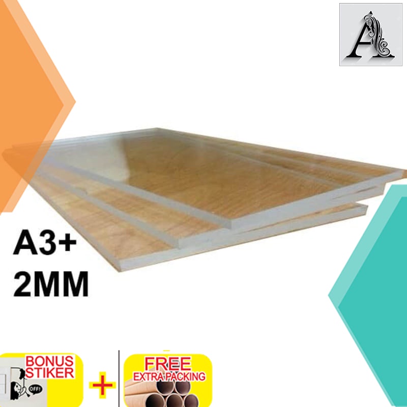 

Promo Acrylic Transparan 2mm A3+/Akrilik Bening Transparant