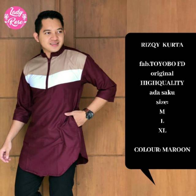  BAJU  KOKO  RIZQY KURTA  BAJU  KOKO  Shopee Indonesia