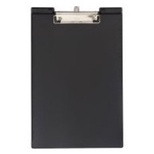 Papan Jalan / Papan Ujian Plastik Folio Hitam