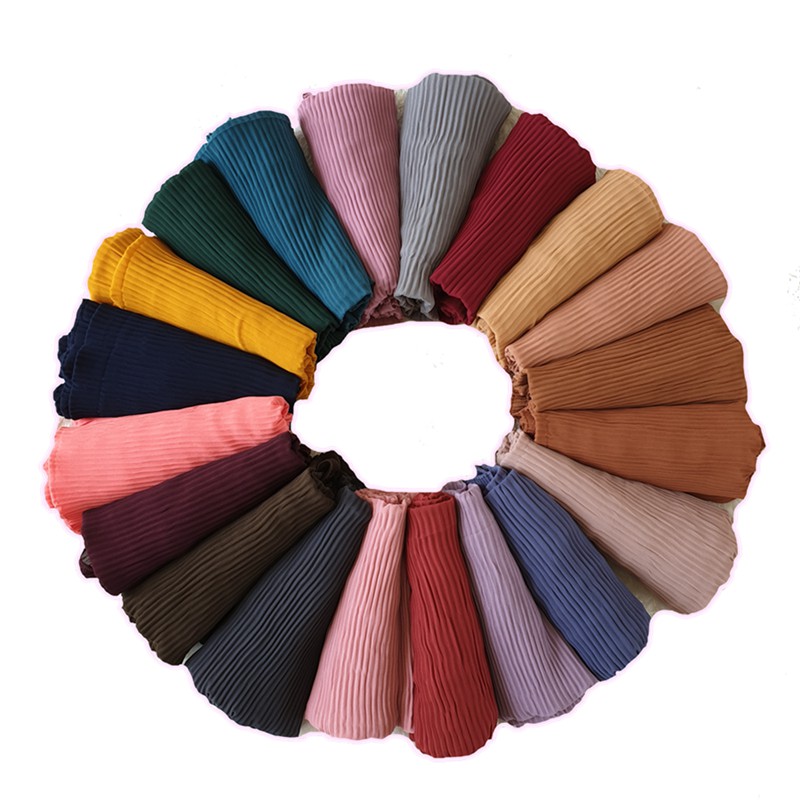 Pashmina Plisket crush bubble chiffon malaysia shawl A45 kerudung bawal malaysia turki