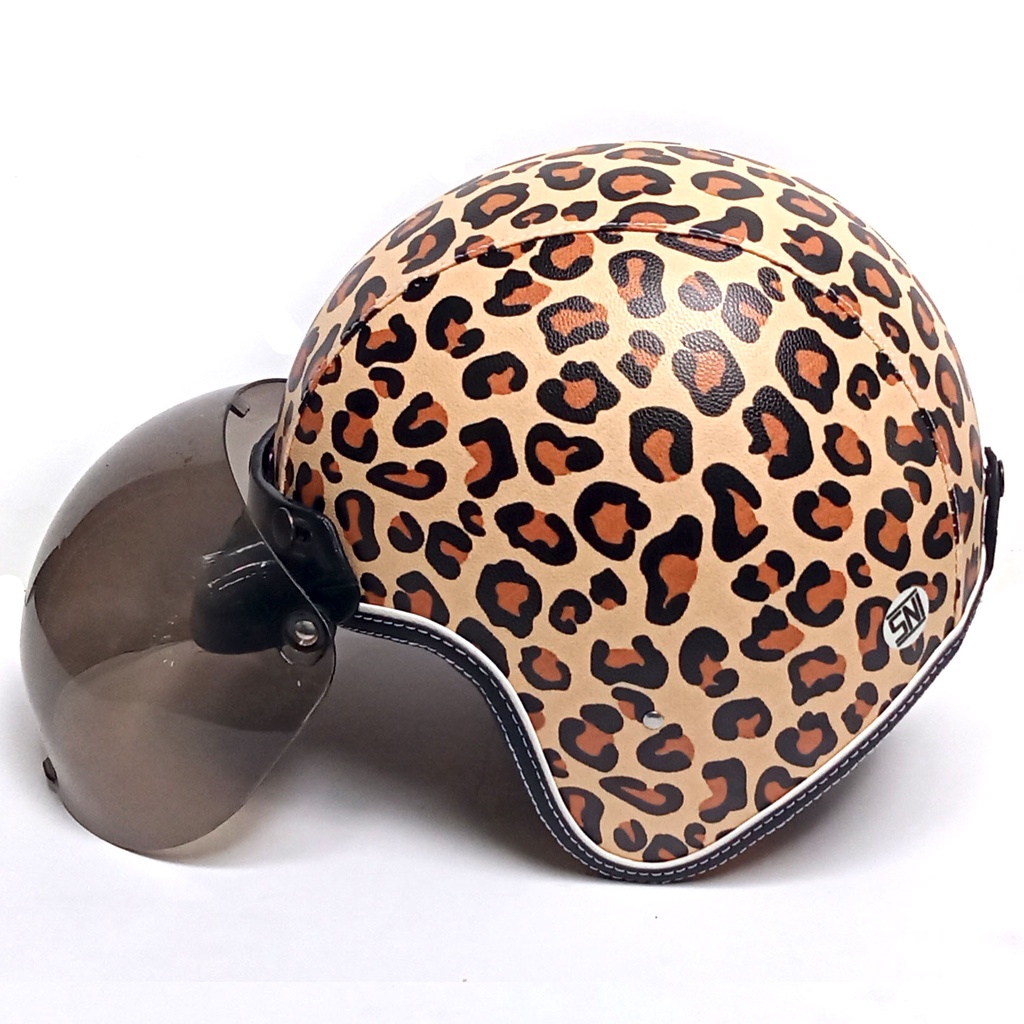 Helm Retro Helm Bogo Helm Kulit Helm SNI Helm karakter Helm Dewasa Helm Pria & Wanita Helm Murah Hel