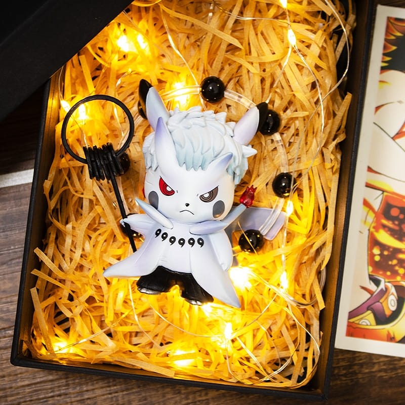 action figure koleksi Naruto shippuden 20 Naruto Sasuke obito madara x Pikachu six  path kurama rinn