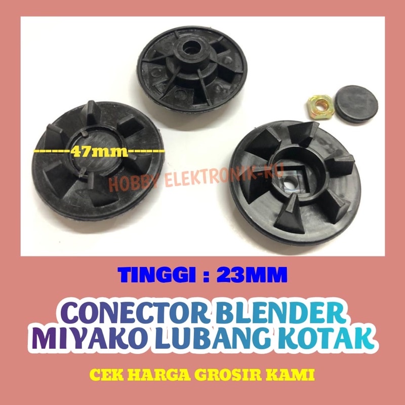 CONECTOR BLENDER MIYAKO LUBANG KOTAK