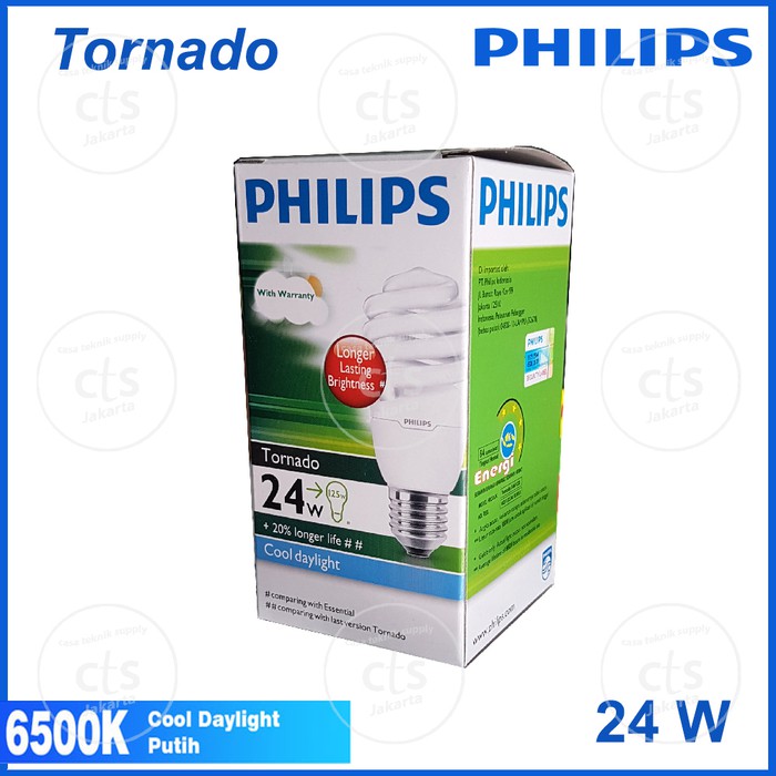 PHILIPS Lampu Philips Tornado 24W 24 W 24 Watt 24Watt Putih LED
