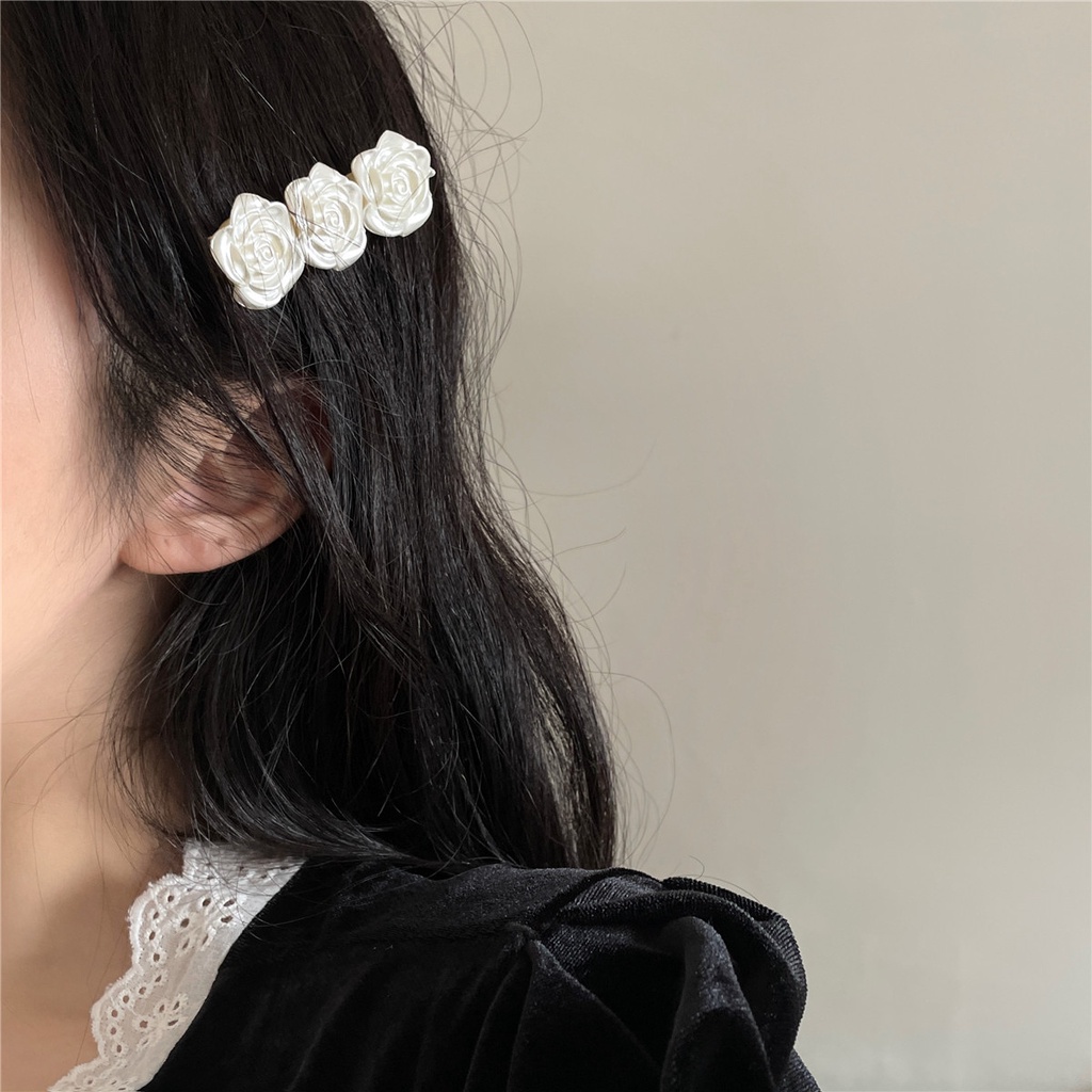 JEPIT PONI MINI BUNGA FLOWER SMALL HAIRPIN BANGS JEPITAN RAMBUT KECIL AKSESORIS KOREA KOREAN STYLE HITS TREND HAIR CLIP HAIRPIN FAIRY RETRO FRENCH VINTAGE