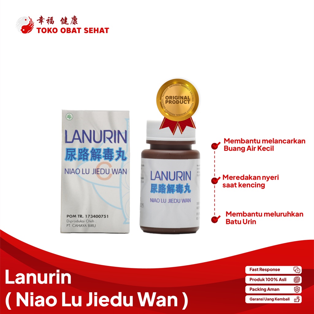 LANURIN obat batu ginjal - kencing batu - infeksi saluran kencing herbal