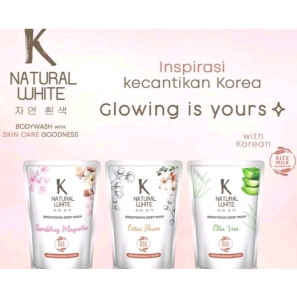 [SALE] K Natural White Body Wash 450ml