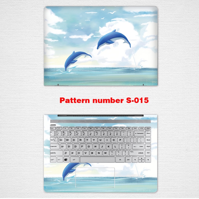 DELL Stiker Skin Vinyl 2 Sisi Cover Laptop / Notebook 11 / 12 / 13 / 14 / 15 &quot;/ 15&quot; Untuk Lenovo Xiaoxin Air14 / Pro13