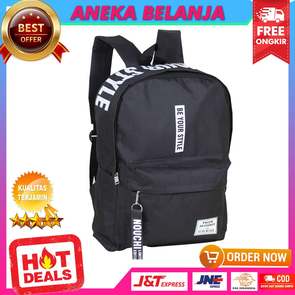 Korean Model Tas Ransel Khusus Wanita Be Your Style Fashionable Trendy Tas Sekolah Multifungsi Keren