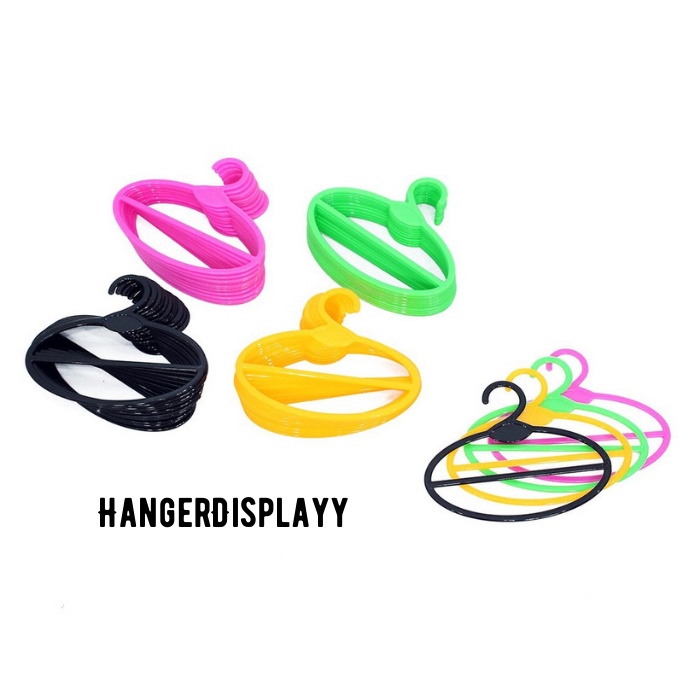 Hanger Jilbab Oval / Bulat Mini Gantungan Syal Scarf Pasminah Bentuk Lonjong Kerudung / Hanger Syal