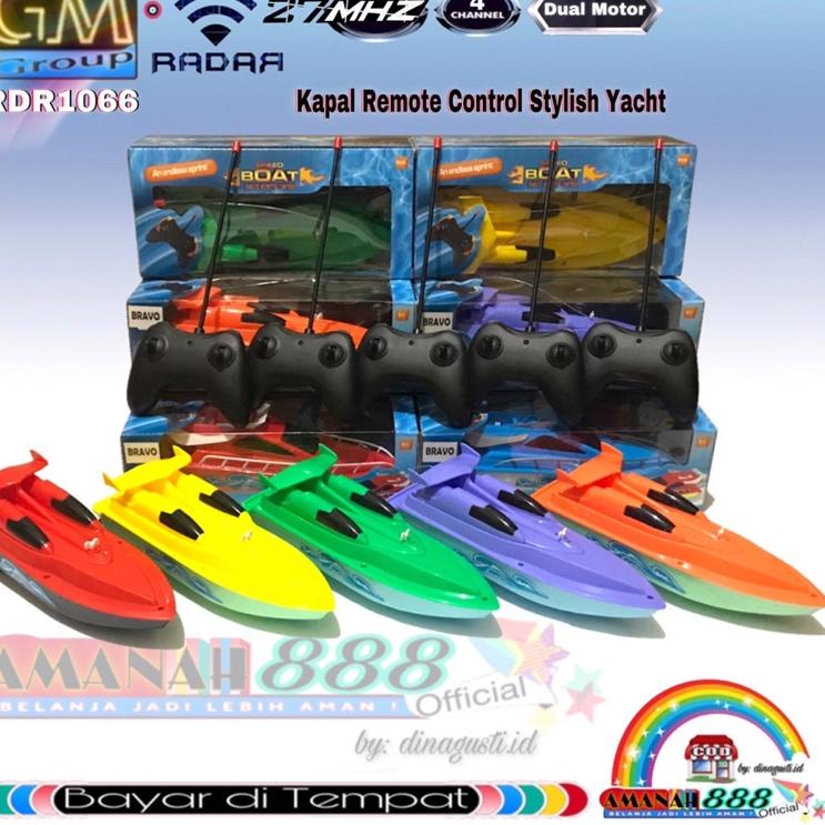 Paket Khusus Kapal Remote Control Black Blaster Speed King Super Nge Boat Perahu Remot Kontrol RDR1123 RC Boat