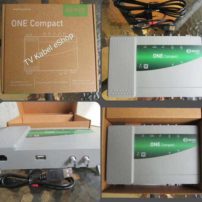 IKUSI, ONE Compact Programmable Digital Amplifier, 125 dbuV, 32 Filter