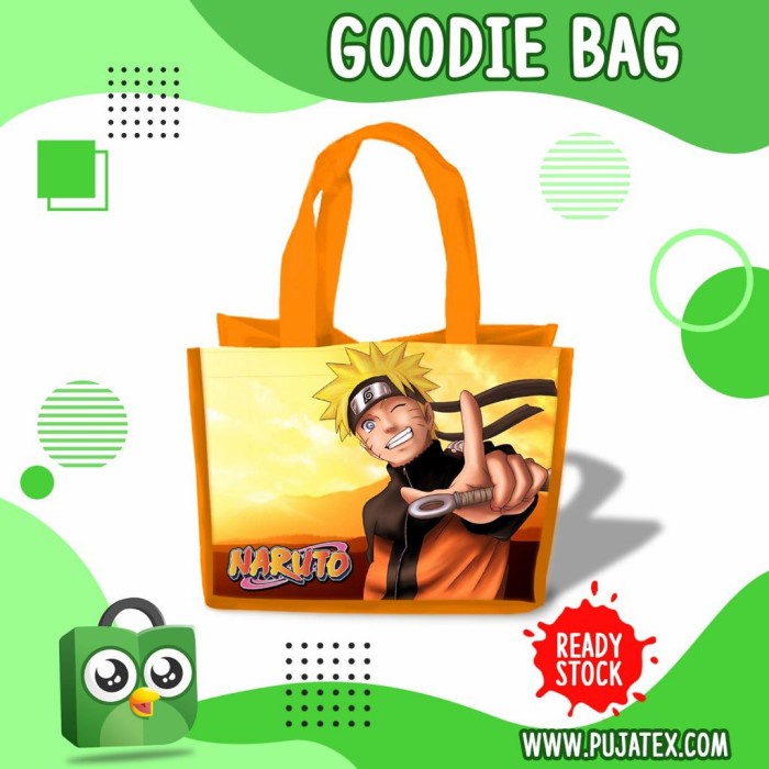 

goodie bag gambar Naruto, untuk ultah anak, sovenir dll, stok ready