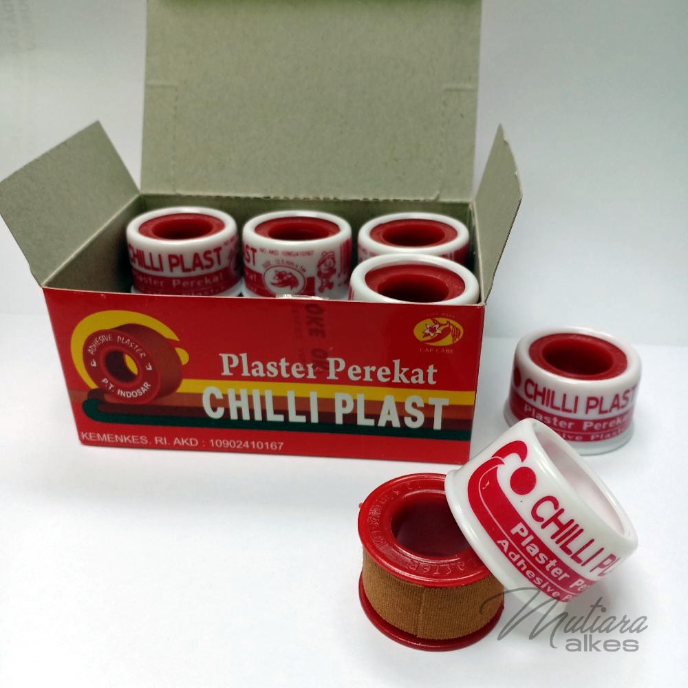 Chili Plast - Plester Perekat Rol - Plaster Chiliplast Kain Coklat - Plester Chiliplast - 100% ORIGINAL