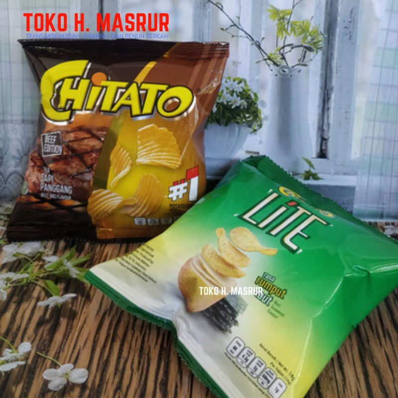 

Snack Chitato Sapi Panggang 15gr | Chitato Lite Rumput Laut 14gr