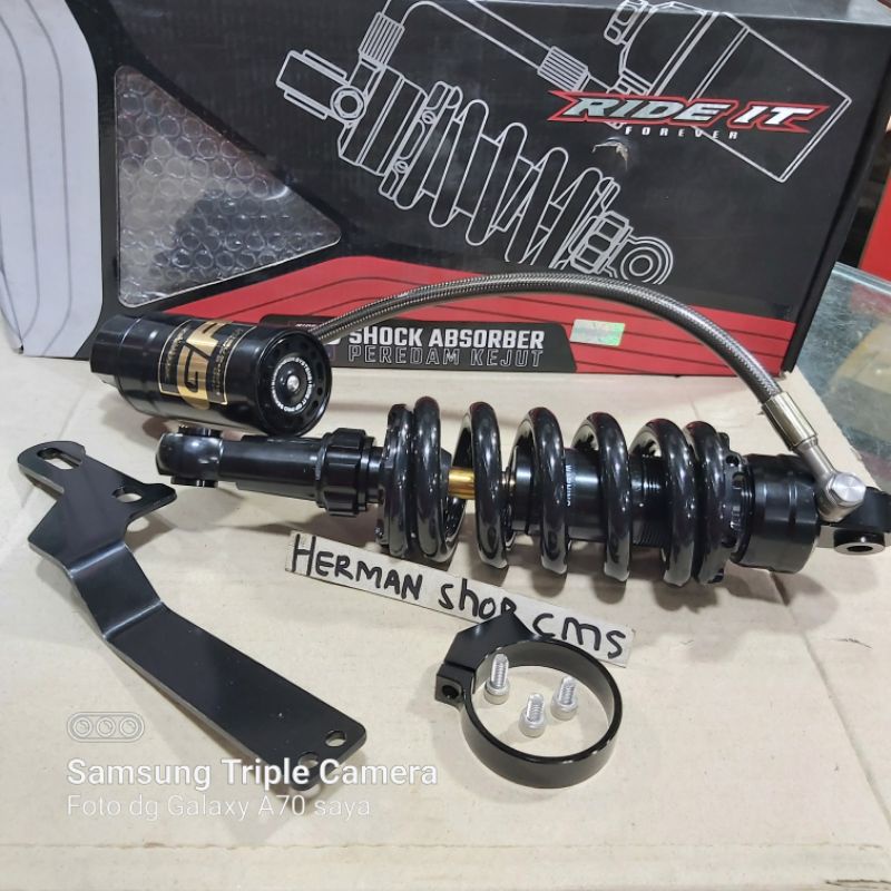 MONOSHOCK SATRIA FU TABUNG PISAH RIDE IT KLIK N REBOUND / Mono shockbreaker Satria Fu Ride it / mono