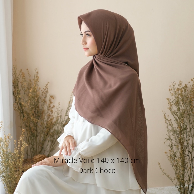 Hijab Miracle Voal Arabian Khimar JUMBO 140x140 Original Syamaita Syari