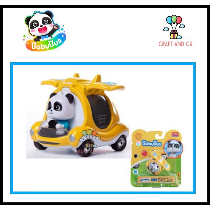 Mainan Babybus Die Cast Mobil Miumiu Kiki Momo Ambulance Police Car