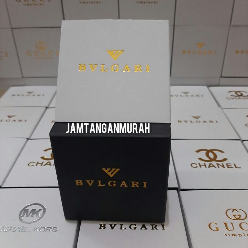 KOTAK ACCESORIES KALUNG GELANG CINCIN BOX KAYU BULGARI