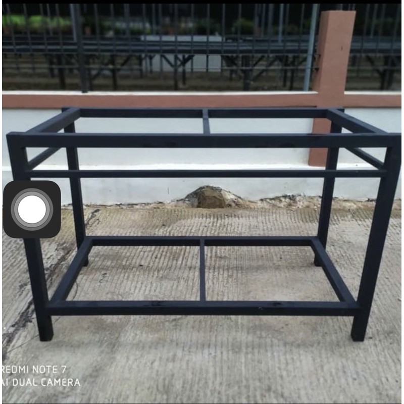 RAK AQUARIUM BESI HOLO 4x4 UKURAN 100x50cm