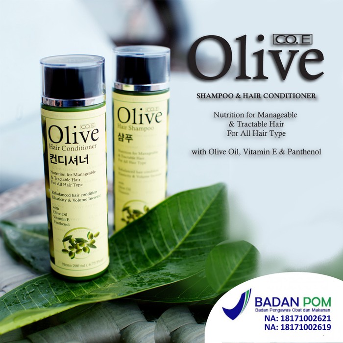 OLIVE HAIR SHAMPOO COE BPOM ORIGINAL