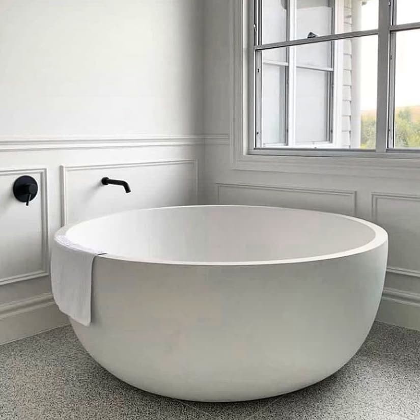 Bathtub Serbuk Marmer Handmade
