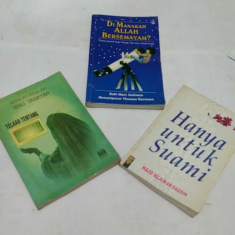 HARGA 1AN RISALAH RISALAH IBNU TAIMIYAH TELAAH TENTANG IBADAH /HANYA UNTUK SUAMI/ DIMANAKAH ALLAH BE