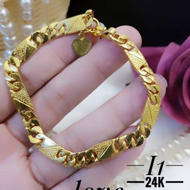 Xuping gelang lapis emas 24k 1827g