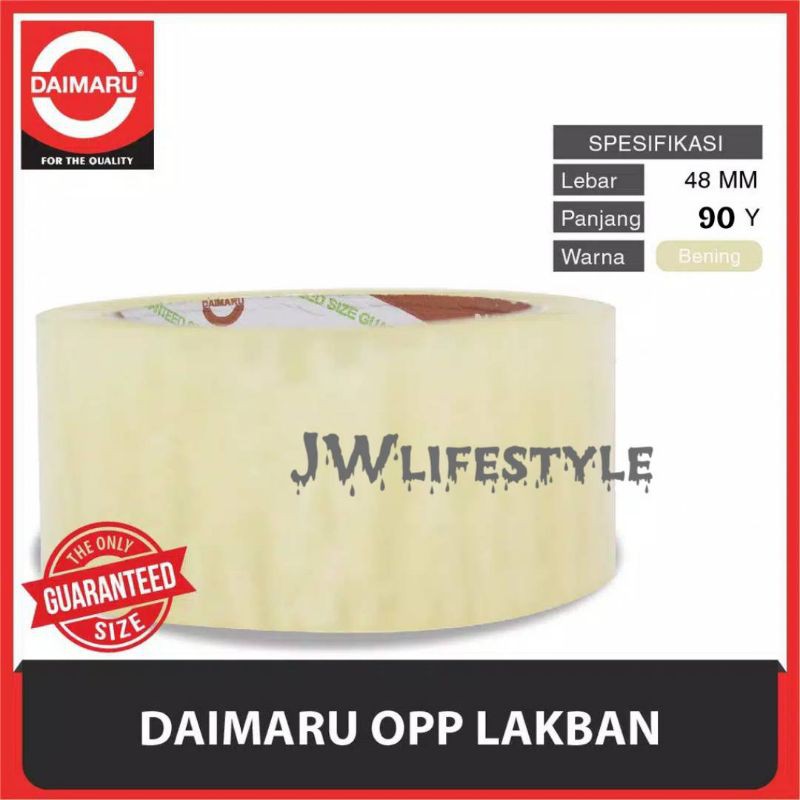 

Lakban Daimaru 90 Yard 2 inch ( 90 yard X 48 mm )