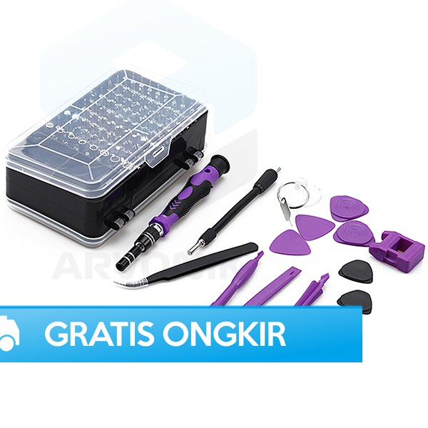 SCREWDRIVER SET REPARASI YALKU 10817 ORIGINAL 115 PCS ALAT PERTUKANGAN