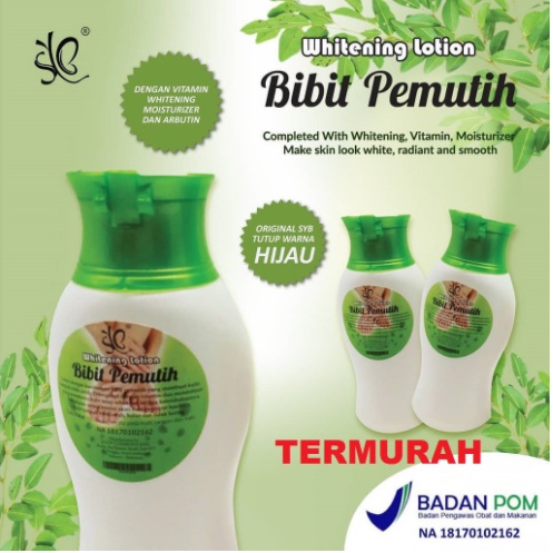 Syb lotion bibit pemutih / LOTION BIBIT PEMUTIH SYB BPOM